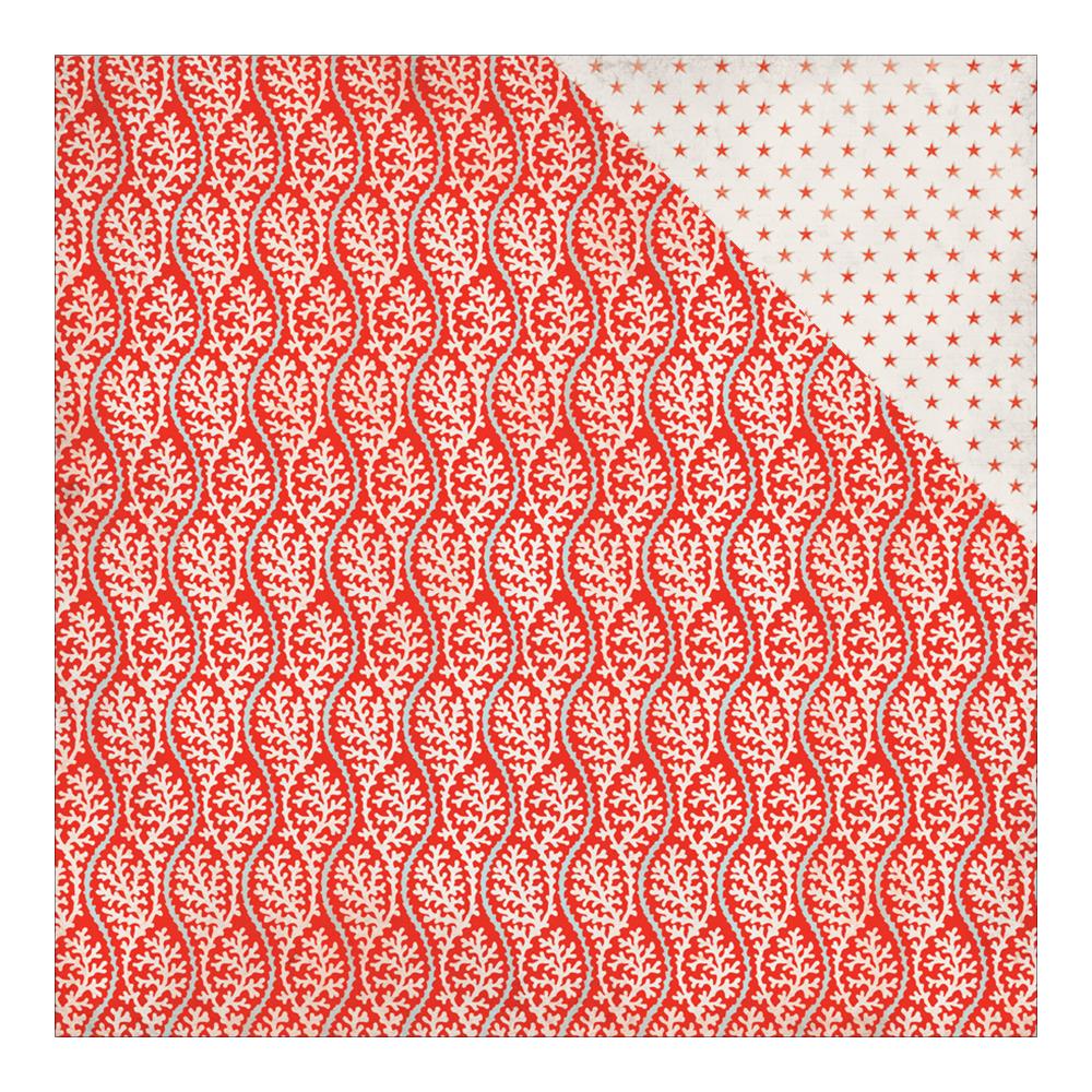 Двусторонняя бумага Authentique "Seaside", Waterfront (AU103-3)