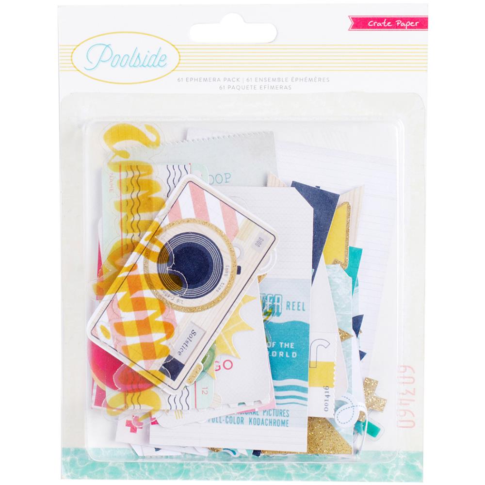 Набор вырубки из картона и кальки Crate Paper "Poolside"