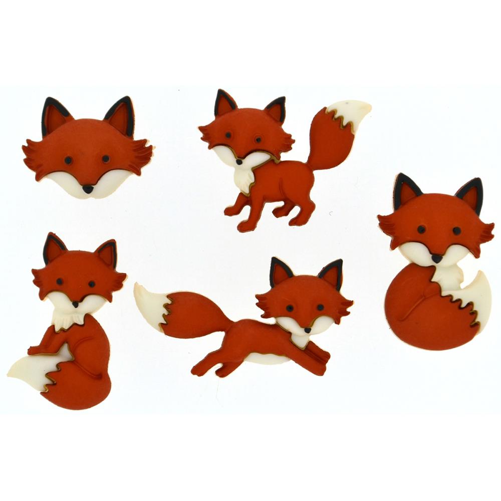 Набор пуговиц Dress it up "Лисички"