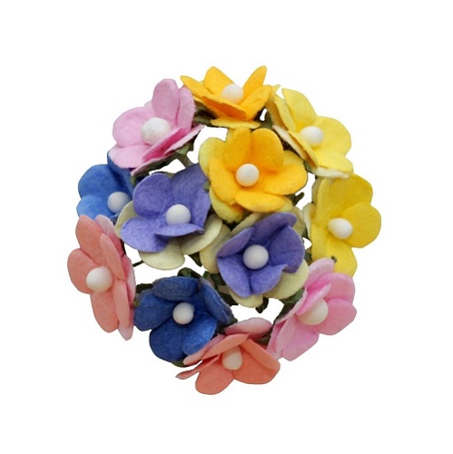 Букетик-микс 6 цветов 12 шт Scrapberrys