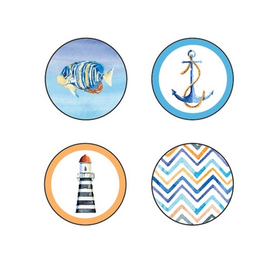 Набор фишек Polkadot "Побережье"