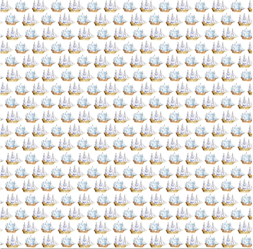 Бумага Polkadot. Коллекция "Побережье". "Корабли" (PKD-16)