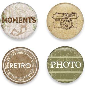 Набор фишек из металла Scrapberrys №1 Фотоархив