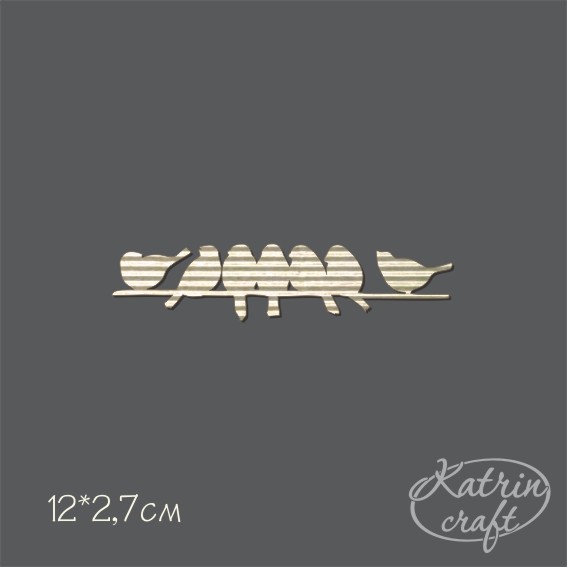 Гофрочипборд "Семь снегирей"