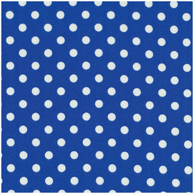 Ткань лоскутная 50 х 55 см "4517", горох на синем