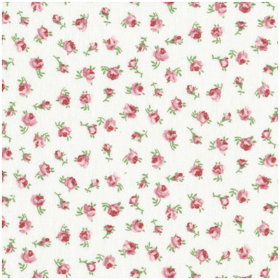 Ткань лоскутная 50 х 55 см "4517", розочки