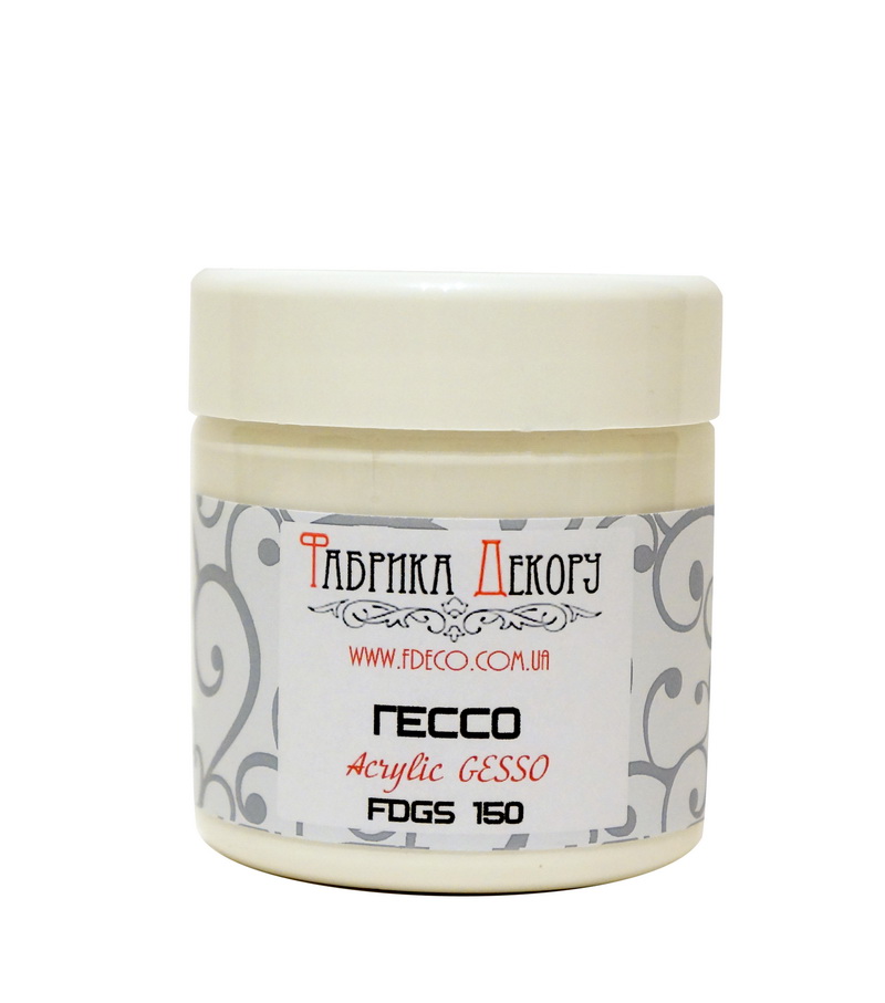ГРУНТ гессо (gesso) БЕЛЫЙ акриловый150 мл