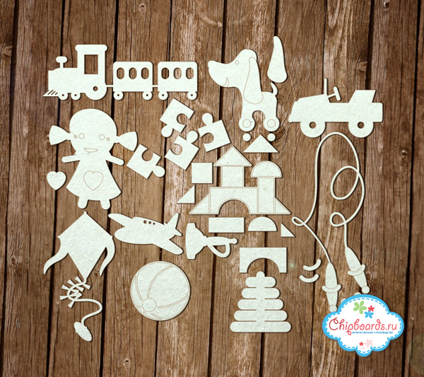 Чипборд Chipboards "Детские игрушки 1"