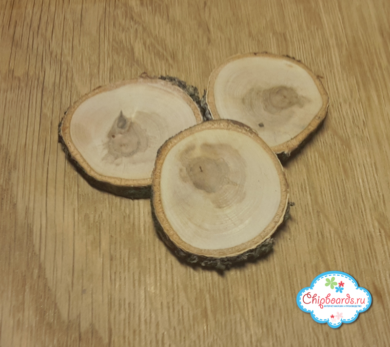 Чипборд Chipboards "Спил (береза)" 3-5 см