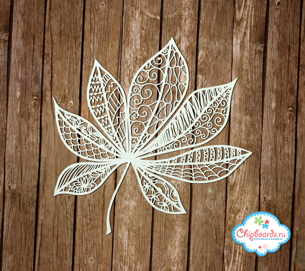 Чипборд Chipboards "Волшебный листик 1"