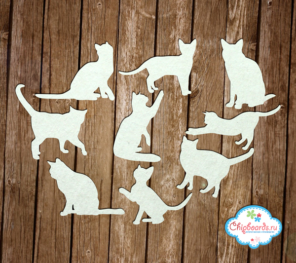 Чипборд Chipboards "Кошечки"