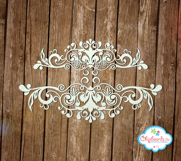 Чипборд Chipboards "Вензеля. Флора"