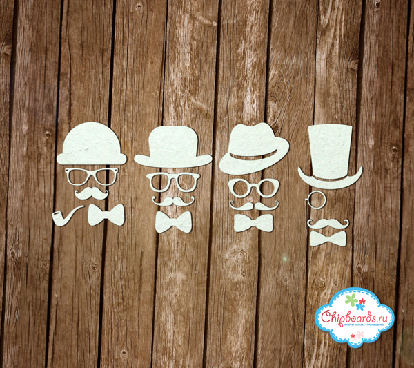 Чипборд Chipboards "Набор "Джентльменский"