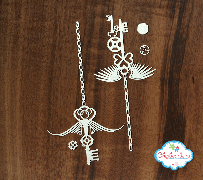 Чипборд Chipboards "Стимпанк. Ключи 1"