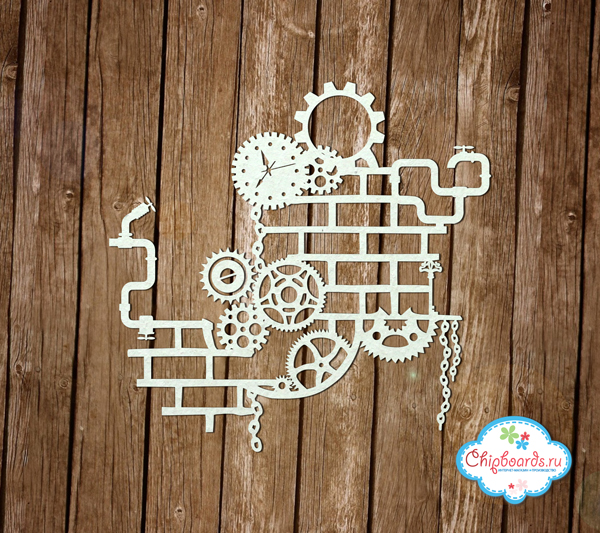 Чипборд Chipboards "Стимпанк. Стена 2"