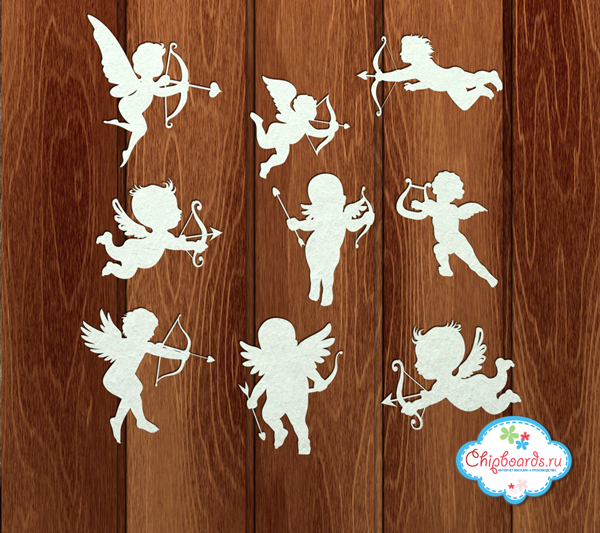 Чипборд Chipboards "Коллекция "Premium". Амурчики"