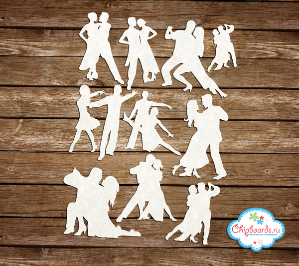Чипборд Chipboards "Коллекция "Premium". Парные танцы"