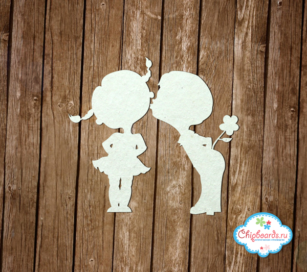 Чипборд Chipboards "Первая любовь "