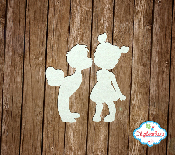 Чипборд Chipboards "Поцелуй"