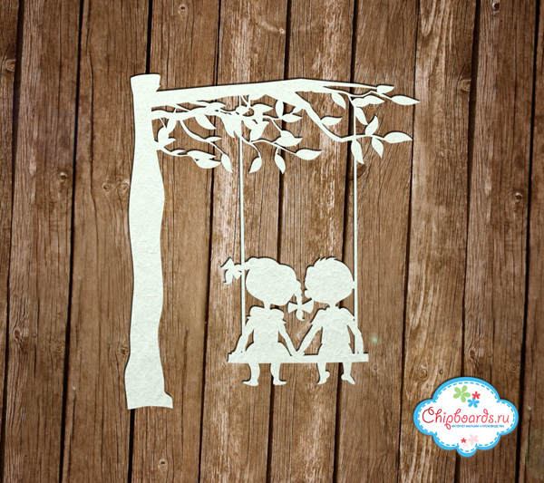 Чипборд Chipboards "На качелях"