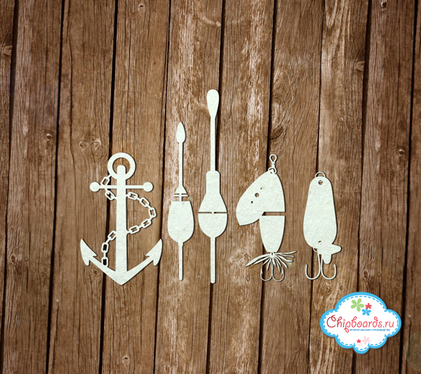Чипборд Chipboards "Для рыбалки"