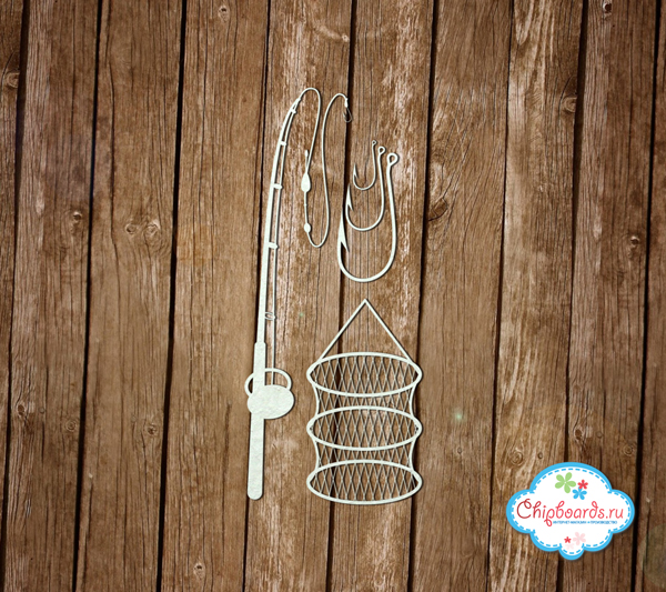 Чипборд Chipboards "Набор рыбака "