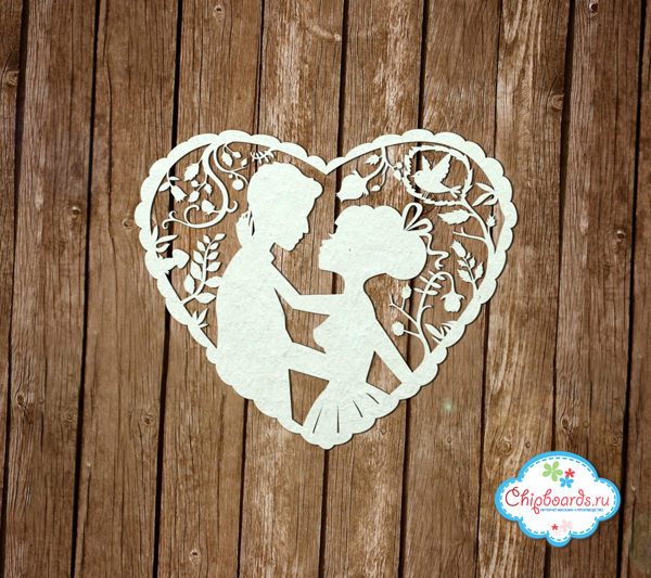 Чипборд Chipboards "Это любовь! "