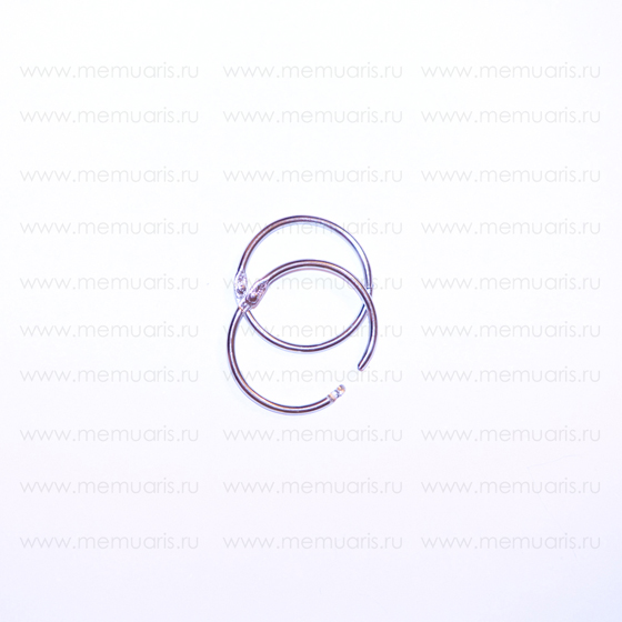 Кольцо для альбома 25 мм, цвет серебряный