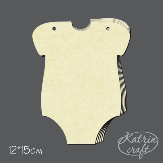 Заготовка для альбома из чипборда "Боди 12*15см"