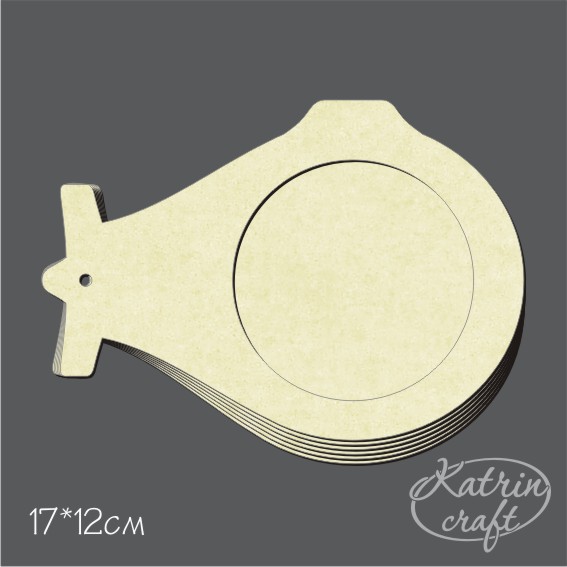 Заготовка для альбома из чипборда "Субмарина" 17*12см