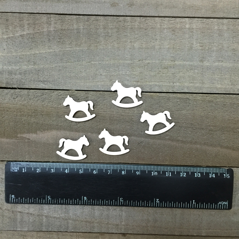 Чипборд "Набор мини Лошадка" 5шт