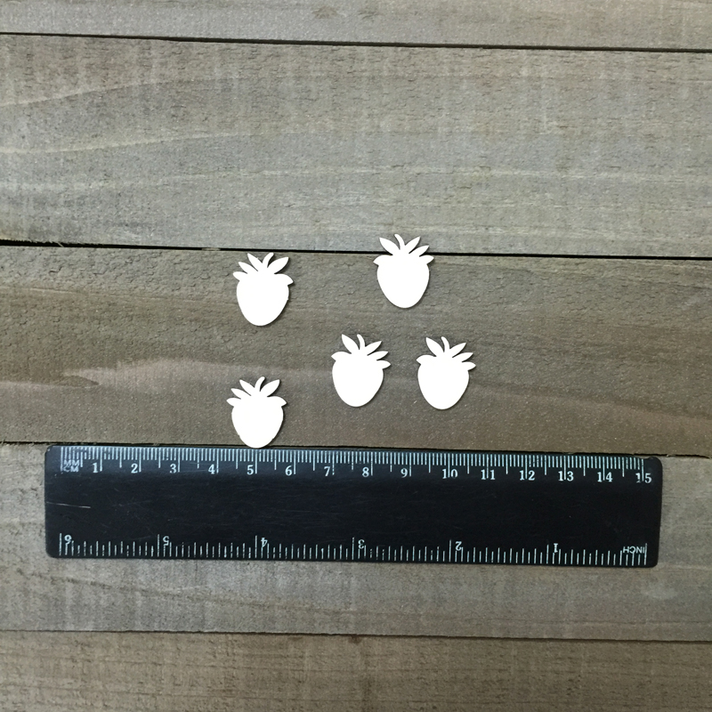 Чипборд "Набор мини Клубничка 5шт"