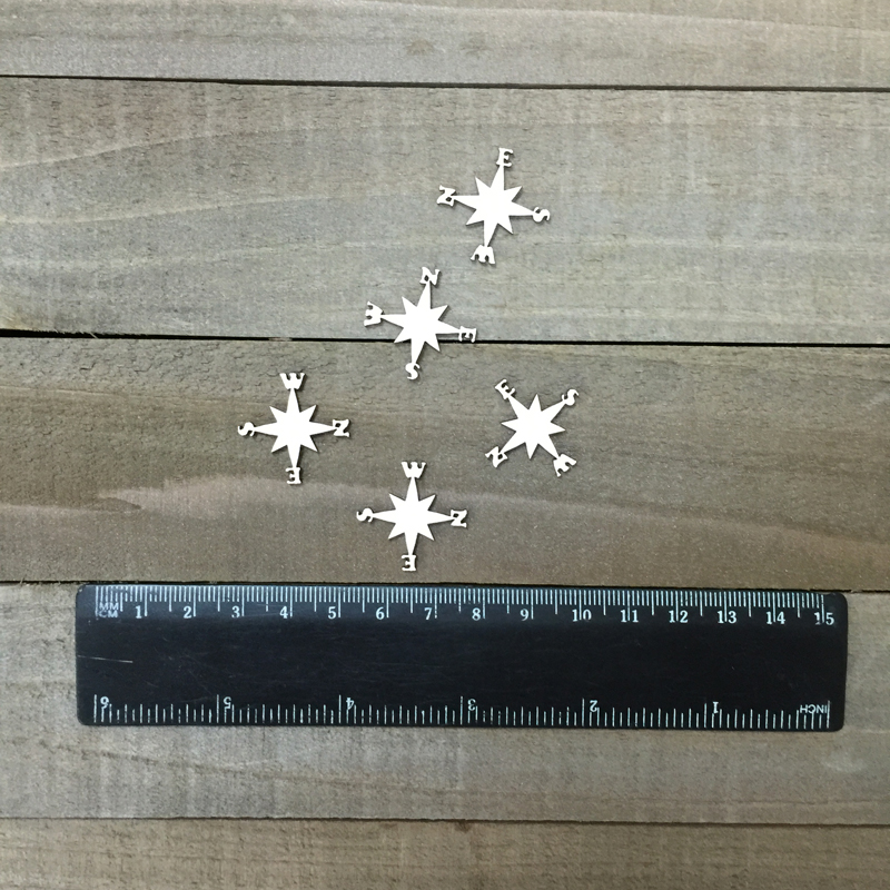 Чипборд "Набор мини Роза ветров" 5шт