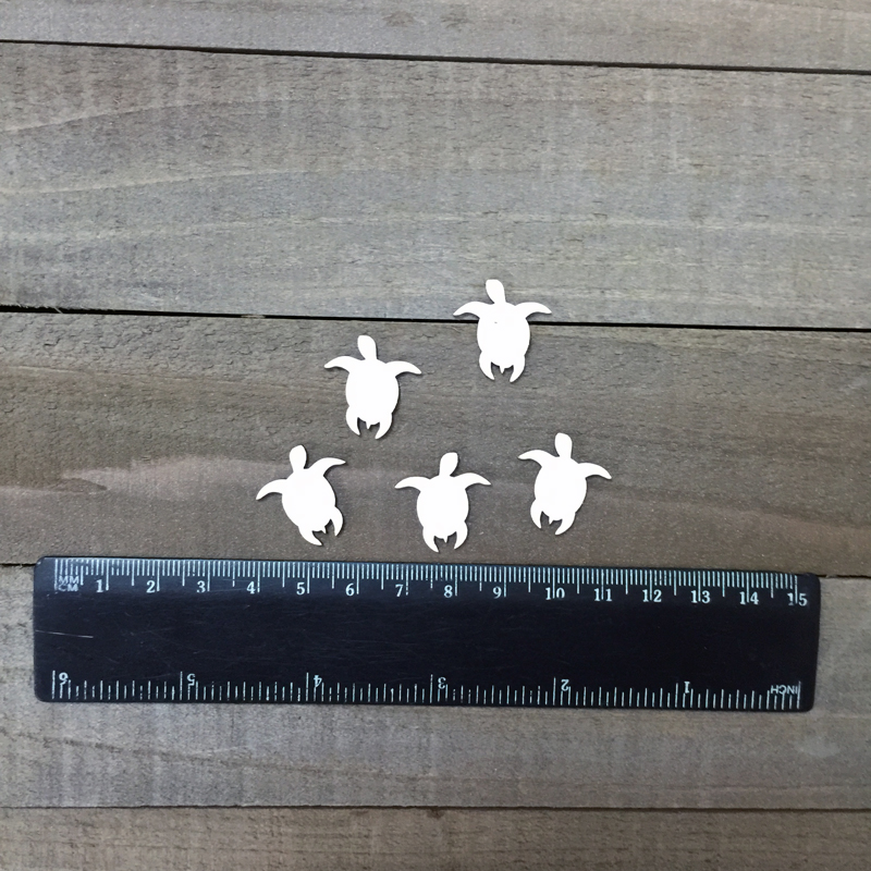 Чипборд "Набор мини Морская черепаха 5шт"