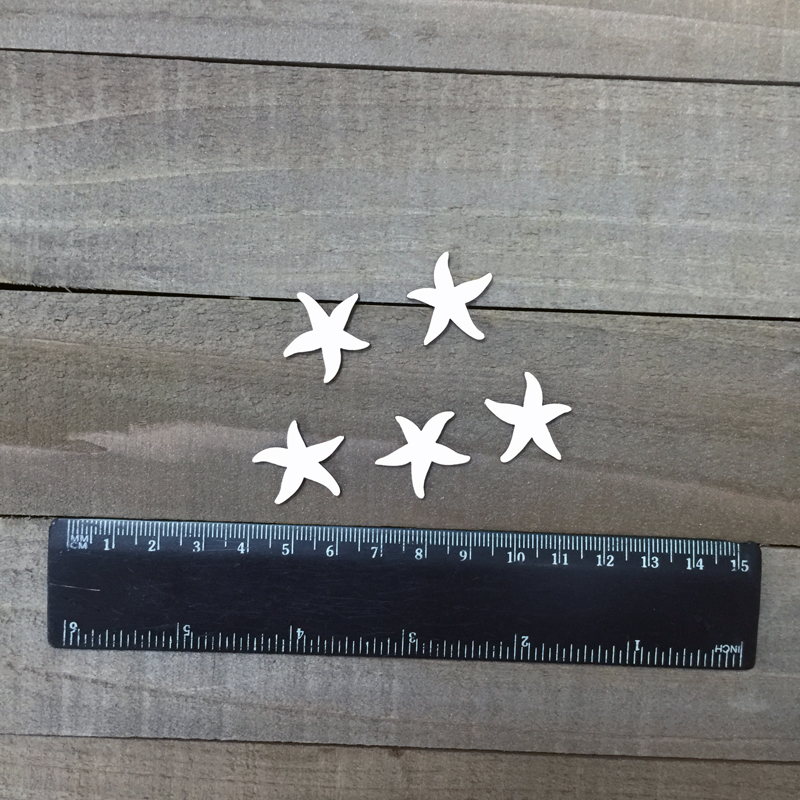 Чипборд "Набор мини Морская звезда 5шт"