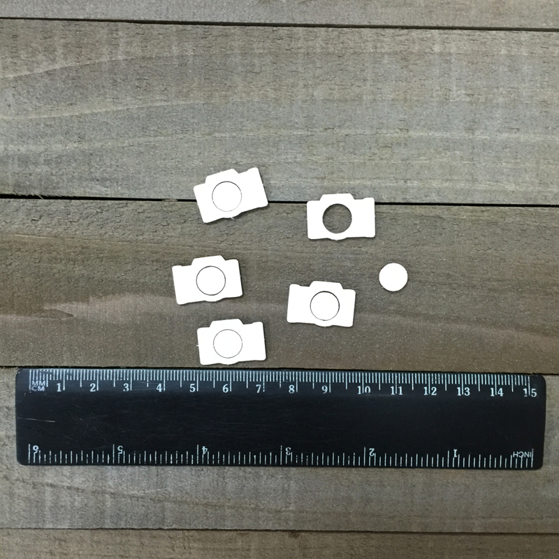 Чипборд "Набор Фотоаппарат 5шт"