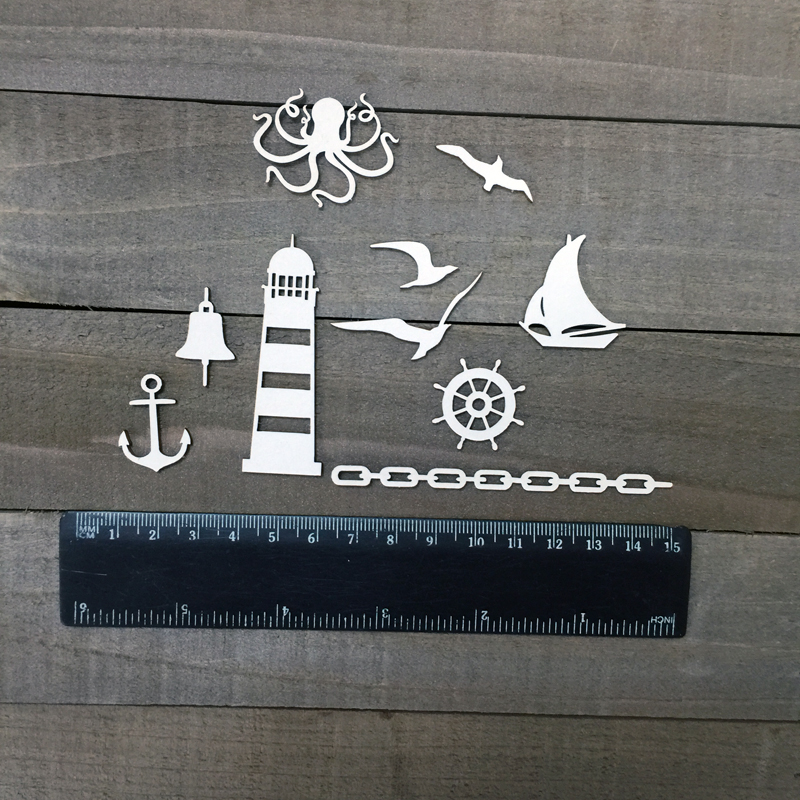 Чипборд "Набор Морская прогулка №2"