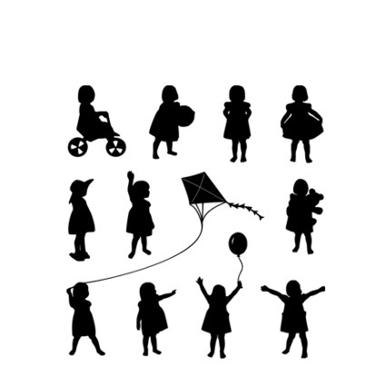 Штамп Stylish Stamps"Девочки"