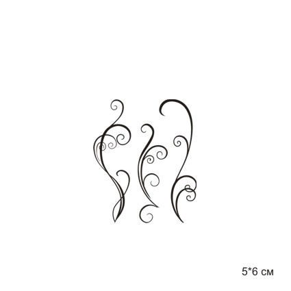 Штамп Stylish Stamps "Набор из 3-х завитков малый"