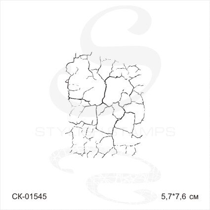 Штамп Stylish Stamps "Кракелюр №3 малый"