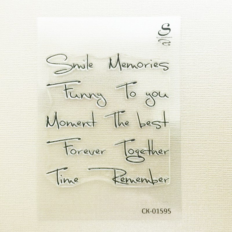 Штамп Stylish Stamps "Набор английских слов рукописный средний"