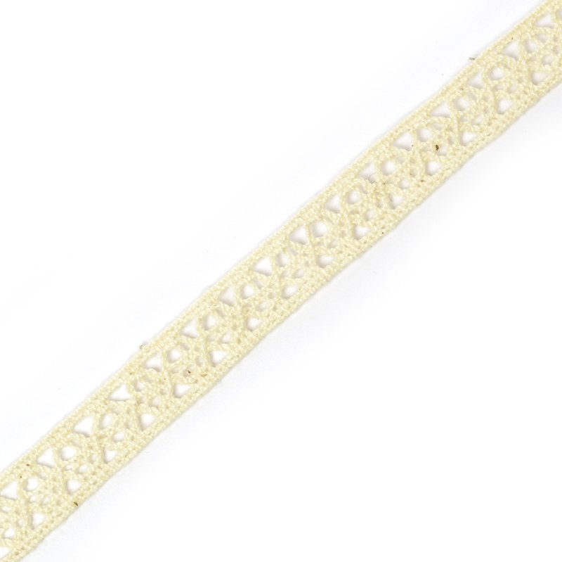 Кружево вязаное 10мм, цвет бежевый