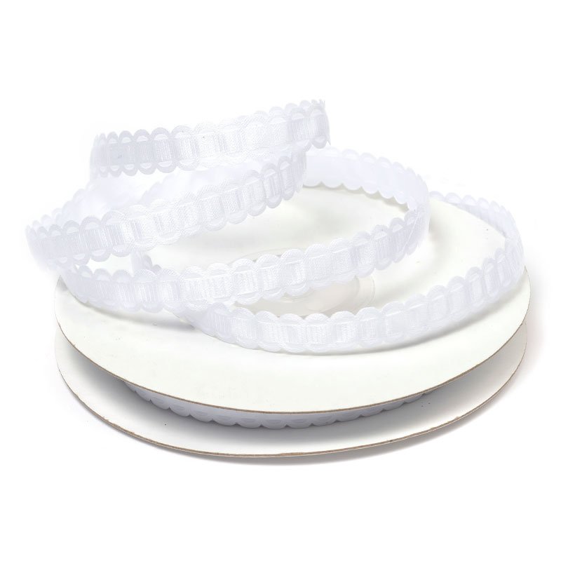 Лента декоративная 10 мм, цвет белый