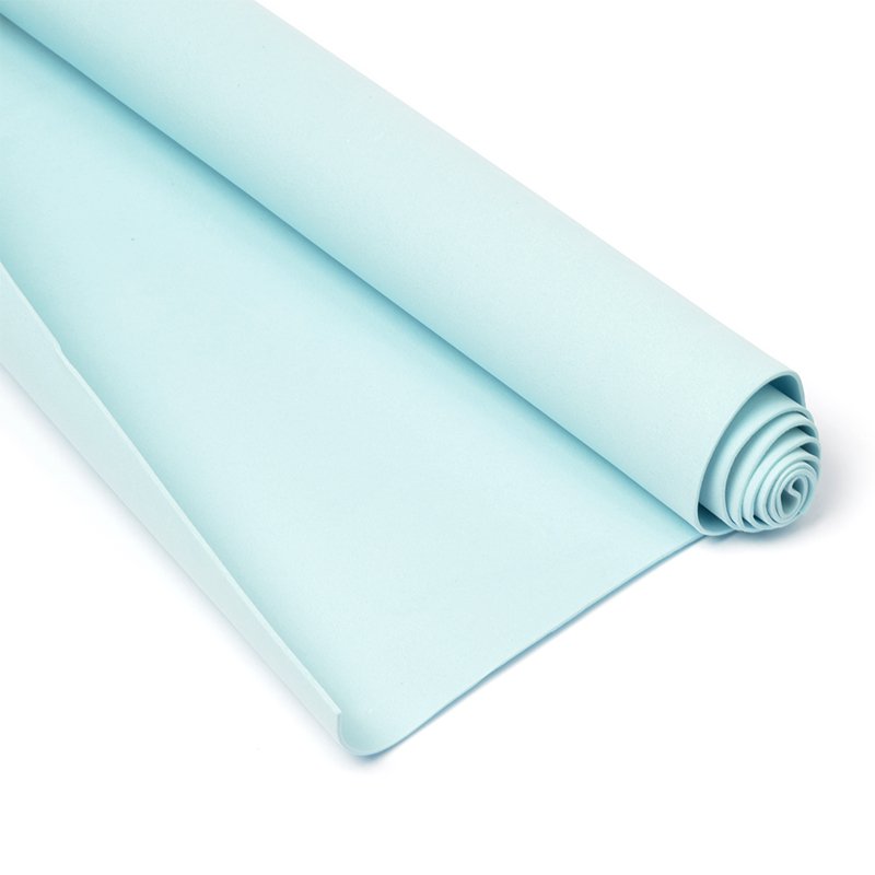 Фоамиран 1 мм в рулоне 60 х 70 см, цвет голубой