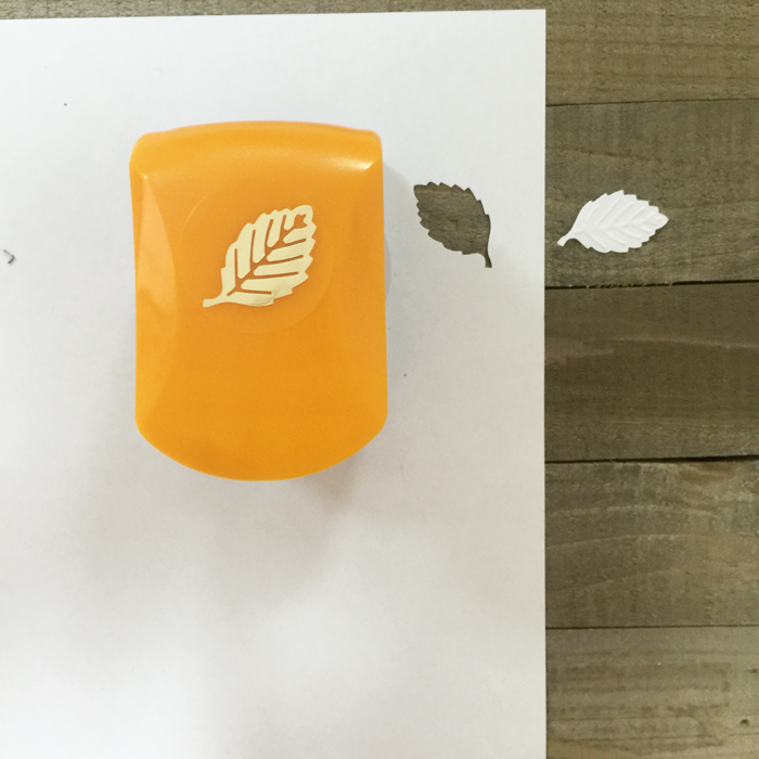 Дырокол MrPainter с тиснением "Листик берёзы"