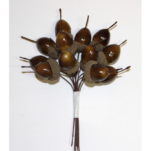 Букетик декоративный "Жёлуди" Рукоделие