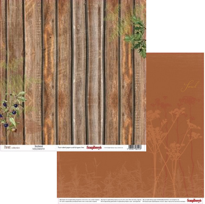 Бумага Scrapberrys "В лесу" Валежник (SB494)