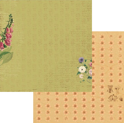 Бумага Scrapberrys "В лесу" Полянка (SB499)