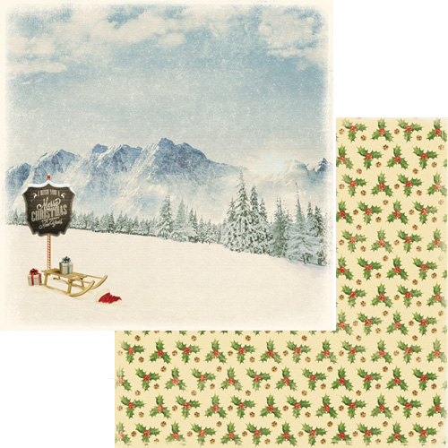 Бумага Scrapberrys " С Рождеством!" Праздник приходит (SB508)