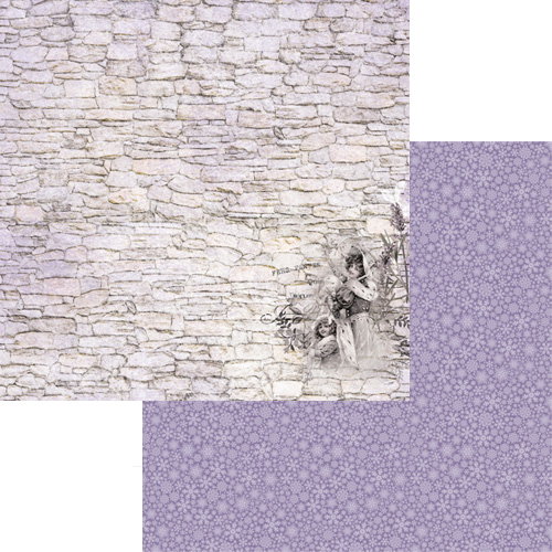 Бумага Scrapberrys "Новогодний Пейзаж" Вьюга (SB514)